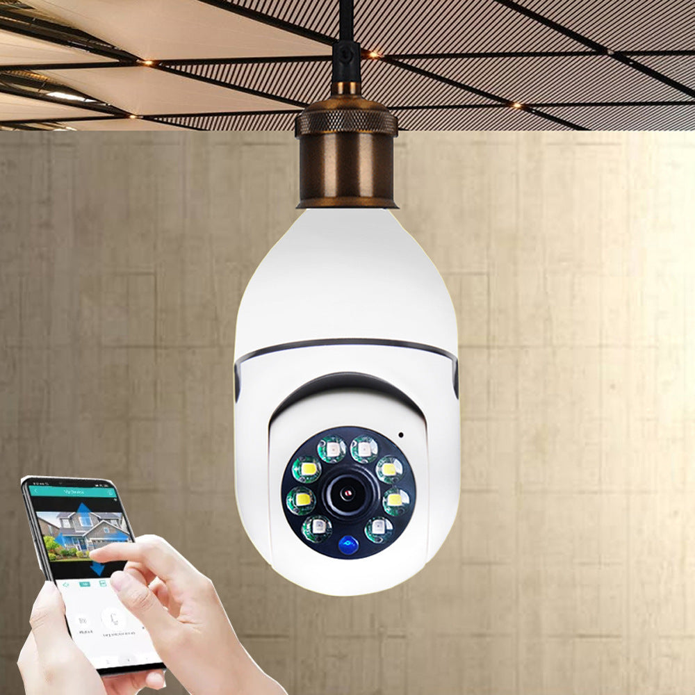 WiFi CAMERA 1080P Bulb 4X Zoom Camera E27 Home 5GWiFi Alarm Monitor - 𝓢𝓱𝓸𝓹𝓵𝓮𝓬𝔂