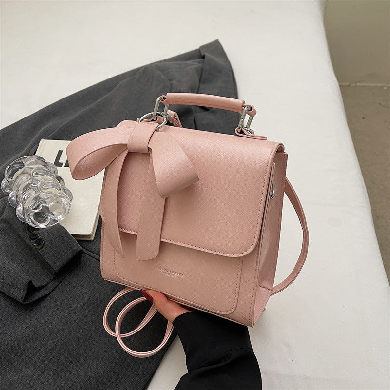 Bow Backpack Female Fashion Minority Design - 𝓢𝓱𝓸𝓹𝓵𝓮𝓬𝔂