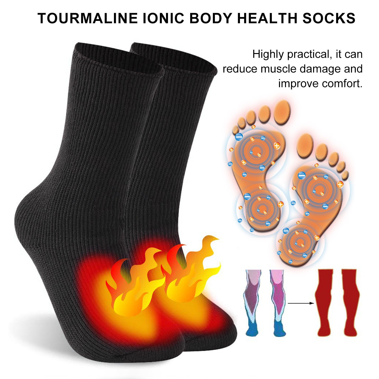 Cold-proof Windproof Warm Foot Ion Massage Socks - 𝓢𝓱𝓸𝓹𝓵𝓮𝓬𝔂