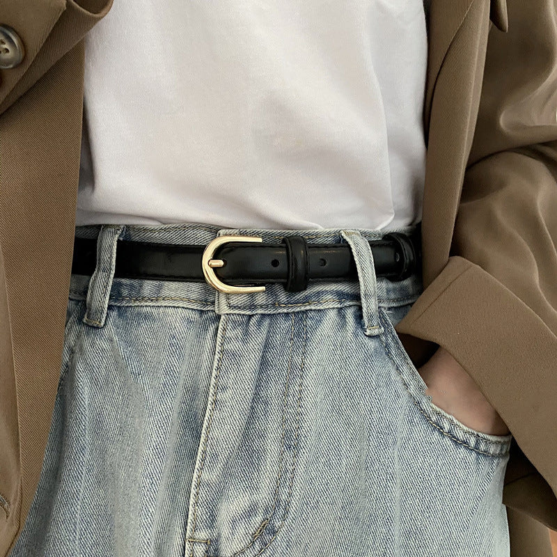 Super Easy To Match Soft Leather Belt Simple And Advanced - 𝓢𝓱𝓸𝓹𝓵𝓮𝓬𝔂