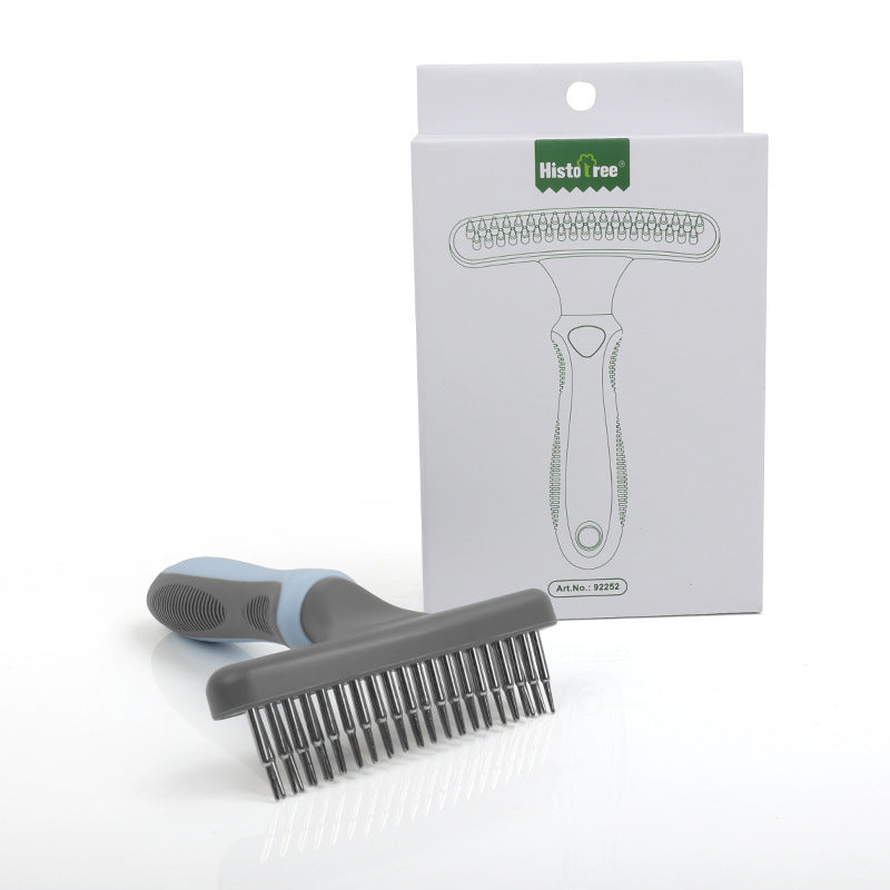 Pet Cleaning And Beauty Products Double Row Comb - 𝓢𝓱𝓸𝓹𝓵𝓮𝓬𝔂