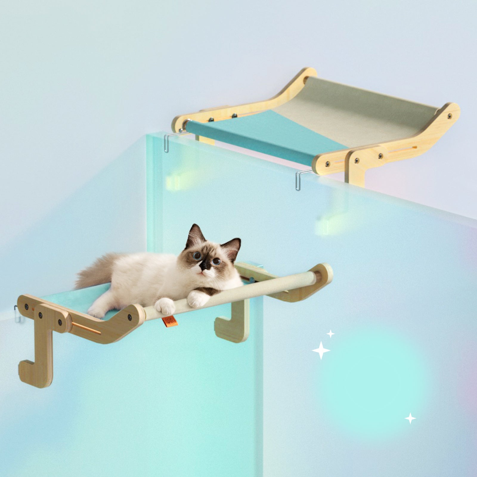 Mewoofun Pet Cat Window Perch 4 Color Wooden Assembly Hanging Bed Cotton Canvas Easy Washable Multi-Ply Plywood New Dropshipping - 𝓢𝓱𝓸𝓹𝓵𝓮𝓬𝔂