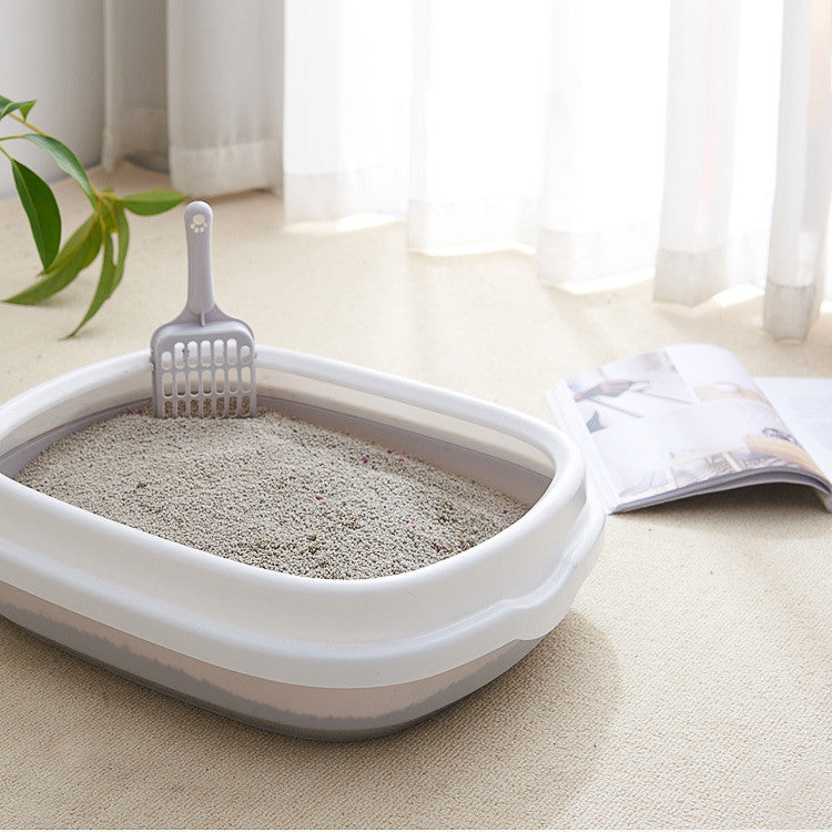 Pet Toilet Cat Litter Box with Scoop High Quality Anti-Splash Dog Plastic Toilet - 𝓢𝓱𝓸𝓹𝓵𝓮𝓬𝔂