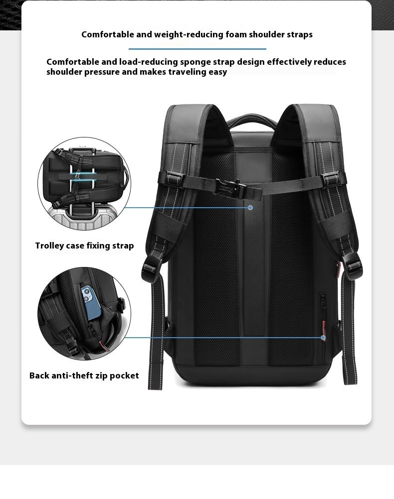 Men's Large-capacity Backpack Dry Wet Separation Anti-theft Package Business Leisure Unisex Backpack - 𝓢𝓱𝓸𝓹𝓵𝓮𝓬𝔂