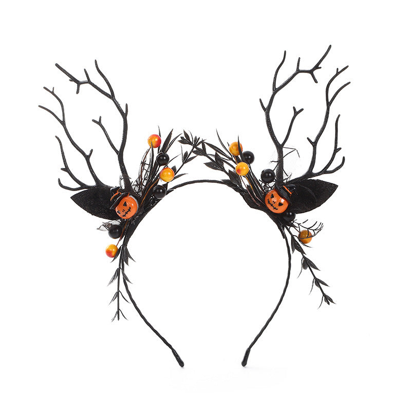 Halloween Bat Pumpkin Headband - 𝓢𝓱𝓸𝓹𝓵𝓮𝓬𝔂