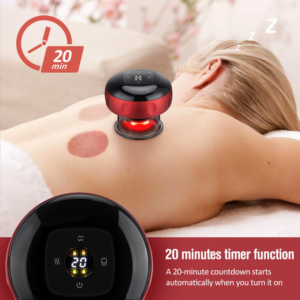 Electric Vacuum Cupping Massage Body Cups Anti-Cellulite Therapy Massager For Body Electric Guasha Scraping Fat Burning Slimming - 𝓢𝓱𝓸𝓹𝓵𝓮𝓬𝔂