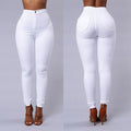 Casual Pants For Women High Waist Stretch Slim Trouser Skinny Candy Color Jeans - 𝓢𝓱𝓸𝓹𝓵𝓮𝓬𝔂