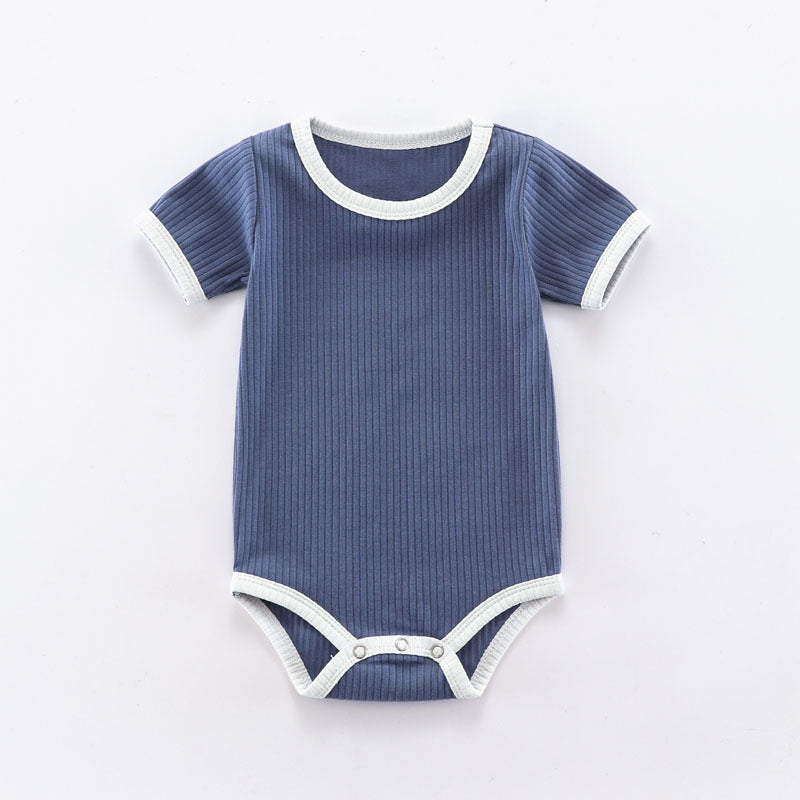 Summer Romper Baby Wrapping Clothes Pit Strip Ribbed Baby Onesie - 𝓢𝓱𝓸𝓹𝓵𝓮𝓬𝔂