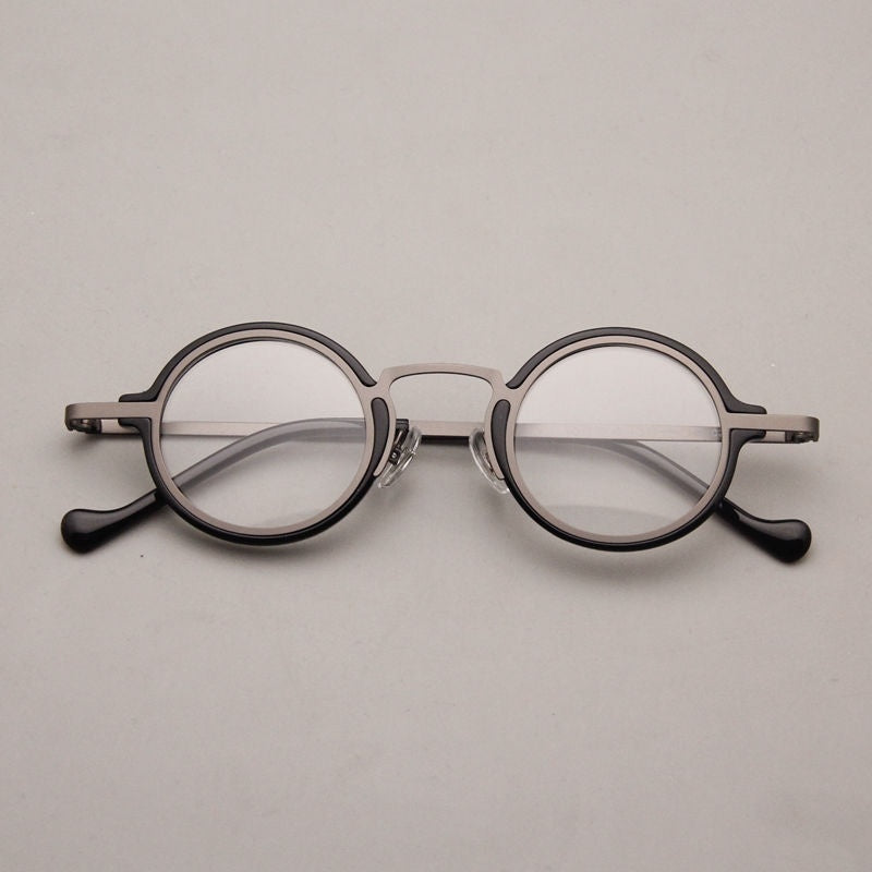 Retro Hawksbill Metal Round Frame Glasses Myopia - 𝓢𝓱𝓸𝓹𝓵𝓮𝓬𝔂