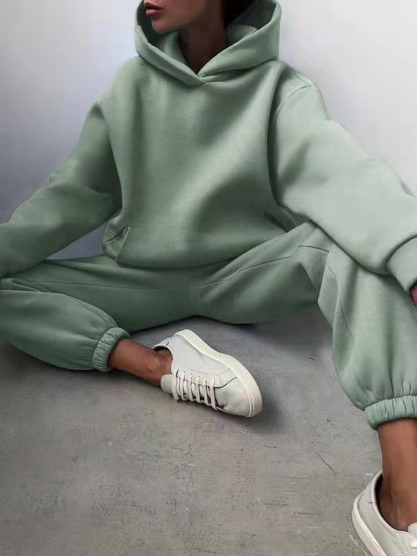 Women's Casual Hooded Sweater Two-piece Suit Clothes Hoodie Tracksuit - 𝓢𝓱𝓸𝓹𝓵𝓮𝓬𝔂