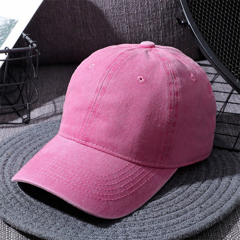 Washed Baseball Caps For Men And Women Outdoor Distressed Sun Hats Simple Caps - 𝓢𝓱𝓸𝓹𝓵𝓮𝓬𝔂