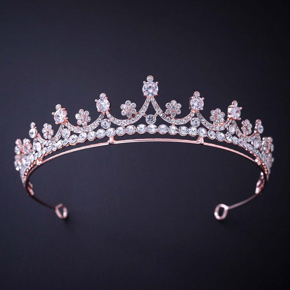 Simple Rhinestone Silver Headband Crown - 𝓢𝓱𝓸𝓹𝓵𝓮𝓬𝔂