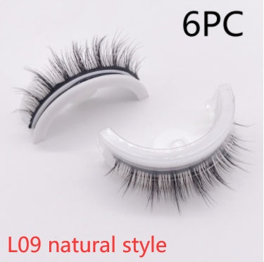Reusable 3D Mink Lashes Natural False Eyelashes Self Adhesive Fake Glue Free Makeup Eyelash Extension Silk - 𝓢𝓱𝓸𝓹𝓵𝓮𝓬𝔂