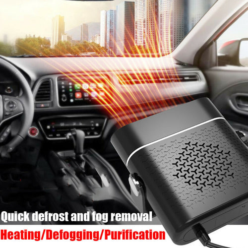 3 In 1 Car Heater Defogger Plug In Cigarette Lighter Mini Car Heater Defroster ABS Car Heaters Fan Defogger Anti-Fog - 𝓢𝓱𝓸𝓹𝓵𝓮𝓬𝔂