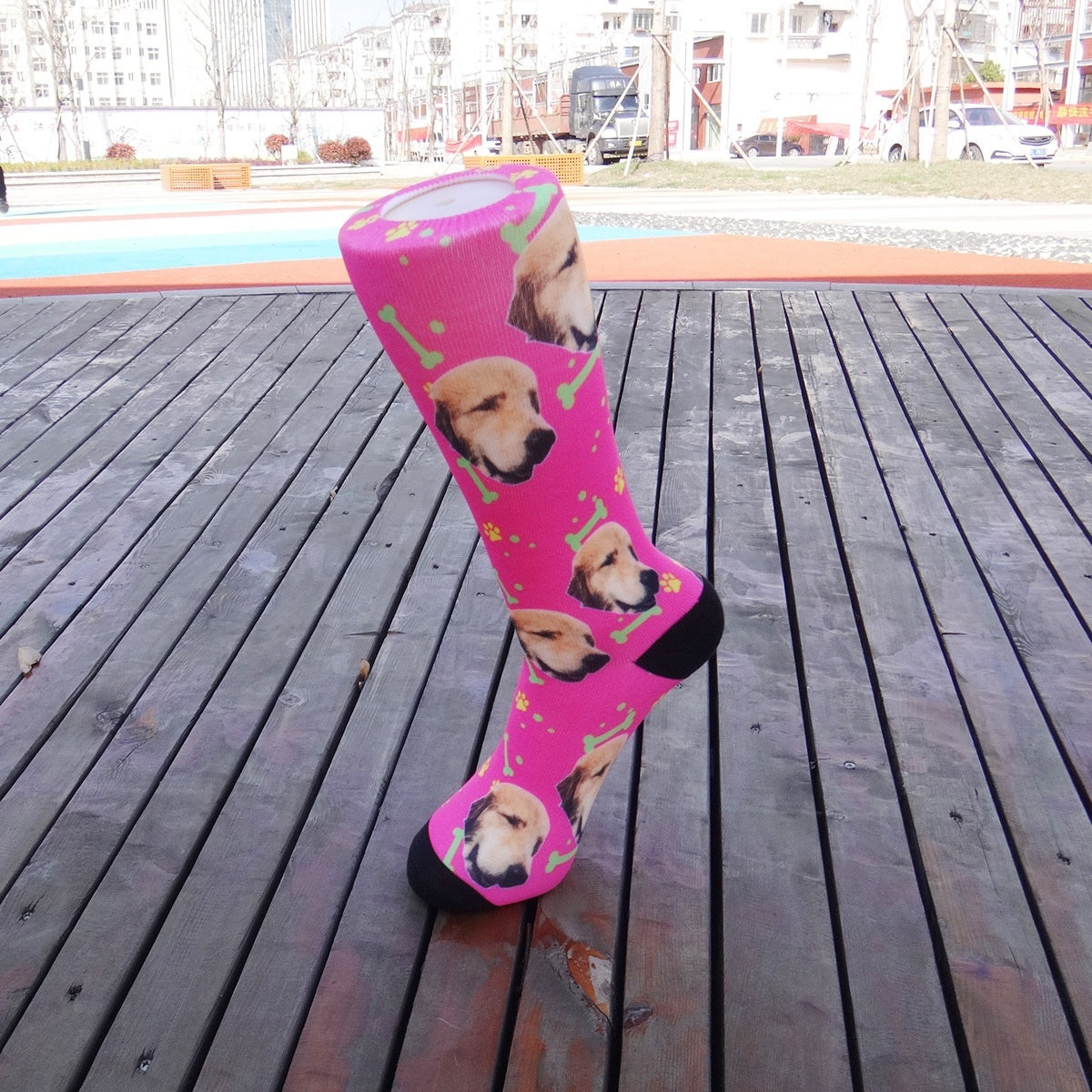 Cartoon Pet Head Face Socks - 𝓢𝓱𝓸𝓹𝓵𝓮𝓬𝔂