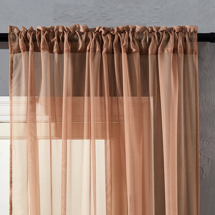 Modern And Simple Pure Color Cotton And Linen Window Screen - 𝓢𝓱𝓸𝓹𝓵𝓮𝓬𝔂