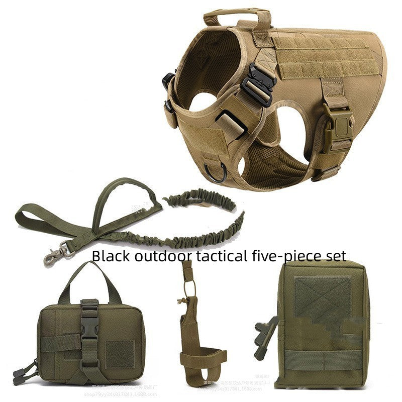 Tactical Dog Harness Pet German Shepherd K9 Training Vest Dog Harness And Leash Set For All Breeds Dogs - 𝓢𝓱𝓸𝓹𝓵𝓮𝓬𝔂