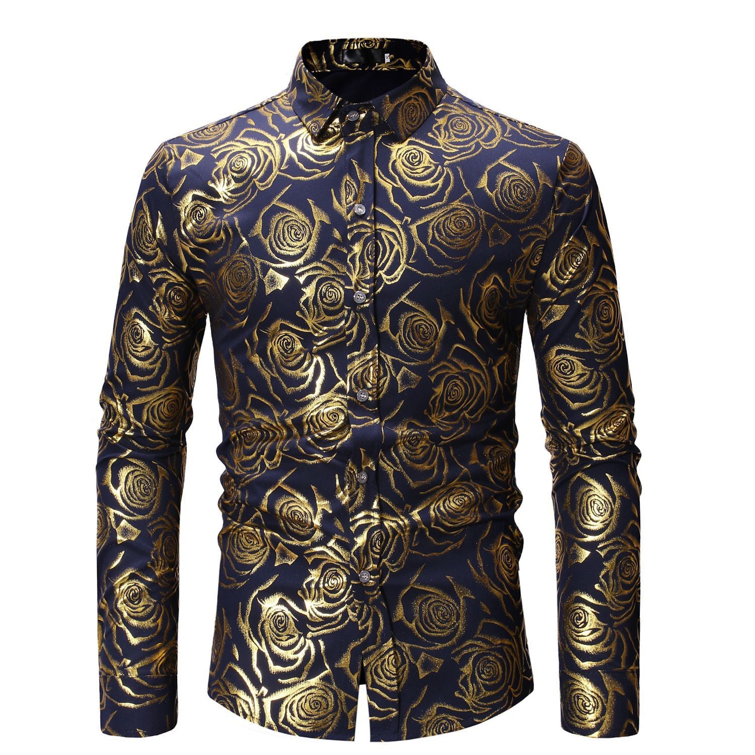 Fashion Fashion Floral Printed Men's Casual Long Sleeve Shirt - 𝓢𝓱𝓸𝓹𝓵𝓮𝓬𝔂