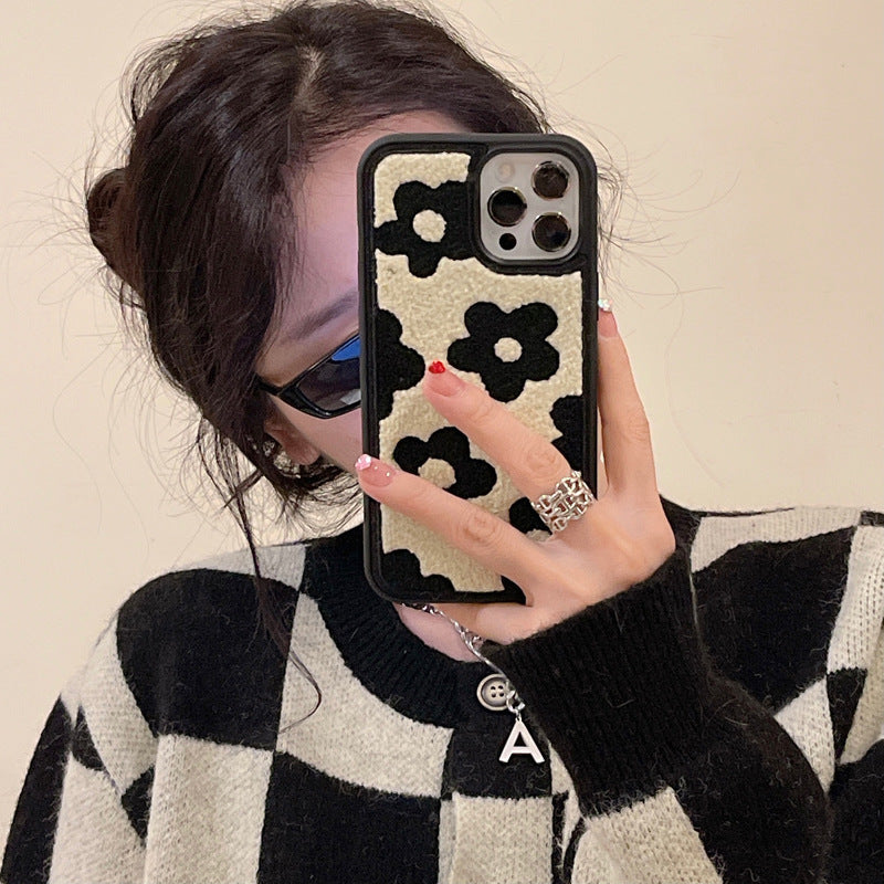 Plush Flowers Are Suitable For Ladies Autumn And Winter Mobile Phone Cases - 𝓢𝓱𝓸𝓹𝓵𝓮𝓬𝔂