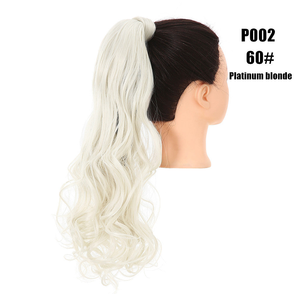European And American Style Wig Fluffy Natural Ponytail - 𝓢𝓱𝓸𝓹𝓵𝓮𝓬𝔂
