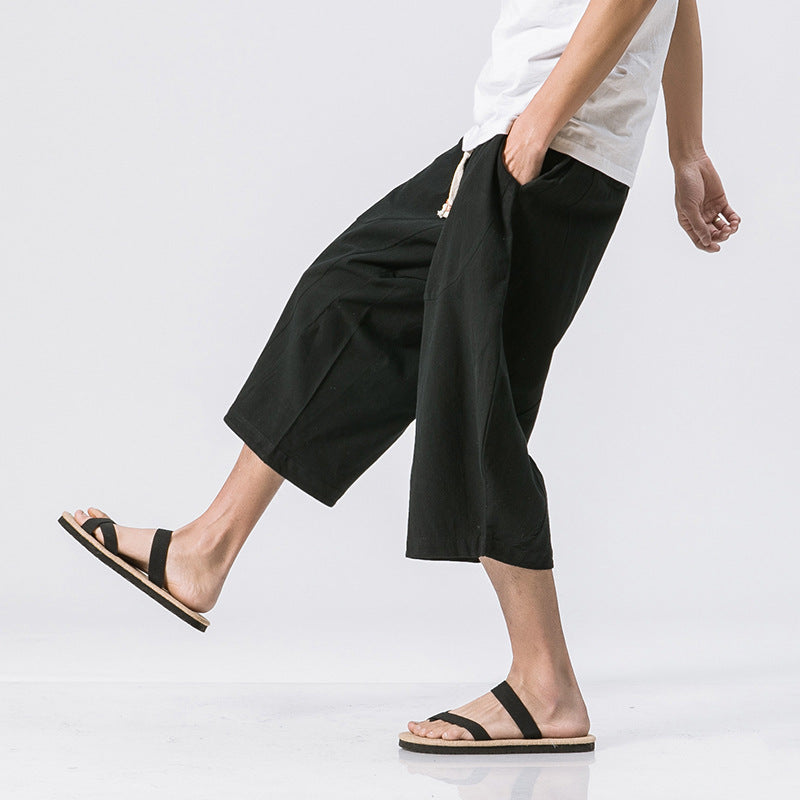 Chinese Style Cotton And Harem Pants - 𝓢𝓱𝓸𝓹𝓵𝓮𝓬𝔂