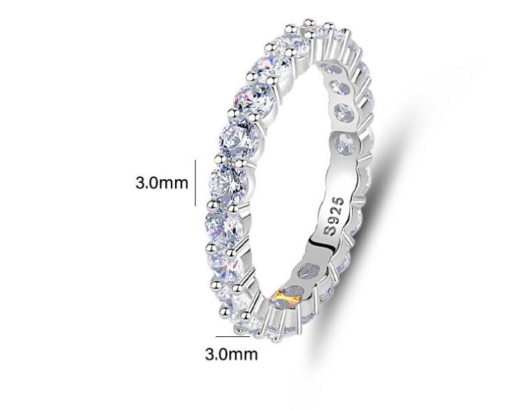 Women's 925 Sterling Silver Ring Can Be Stacked - 𝓢𝓱𝓸𝓹𝓵𝓮𝓬𝔂