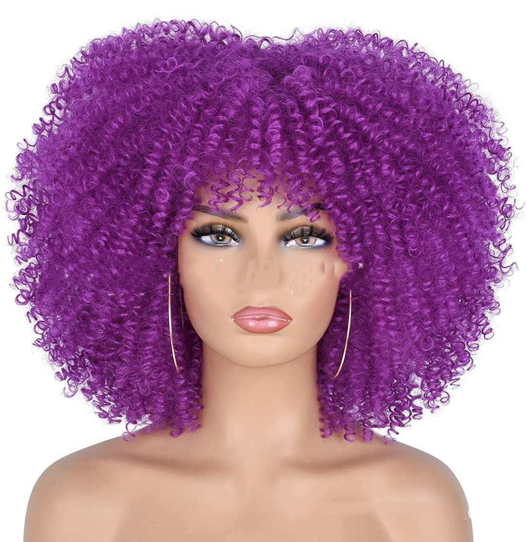 Small Curly Hair Rose Mesh Synthetic Headgear - 𝓢𝓱𝓸𝓹𝓵𝓮𝓬𝔂