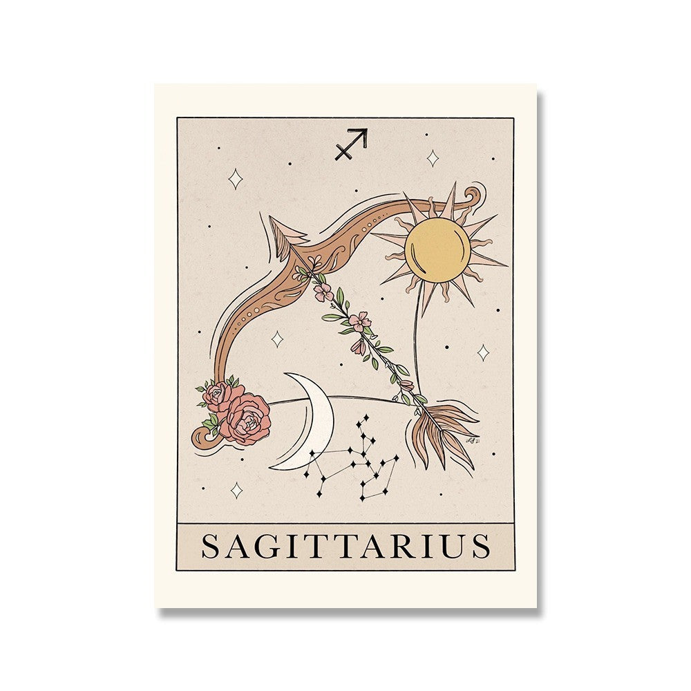 Tarot Canvas Painting Poster Constellation - 𝓢𝓱𝓸𝓹𝓵𝓮𝓬𝔂
