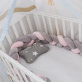 Baby Bumper Bed Braid Knot Pillow Cushion Bumper for Infant cuna Bebe lit Crib Protector Cot Bumper Room Decor - 𝓢𝓱𝓸𝓹𝓵𝓮𝓬𝔂