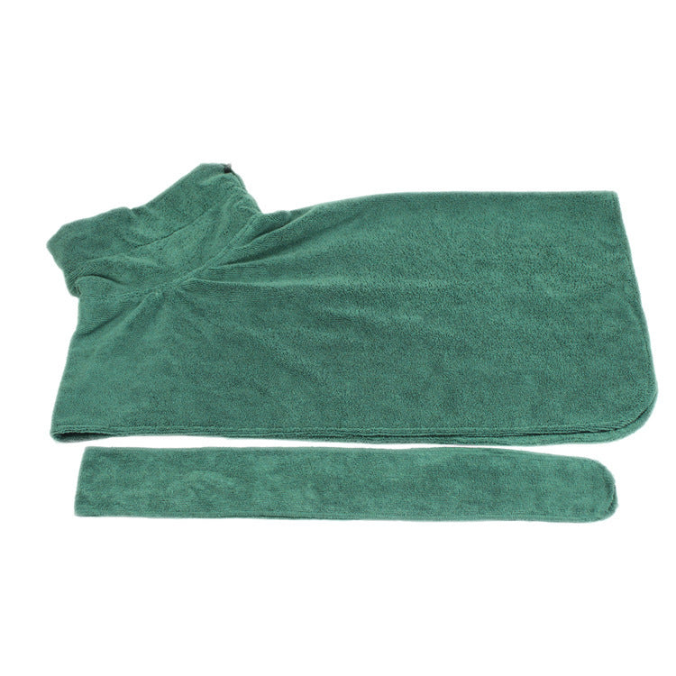Absorbent Pet Bathrobe With Waist-wrapped Microfiber - 𝓢𝓱𝓸𝓹𝓵𝓮𝓬𝔂