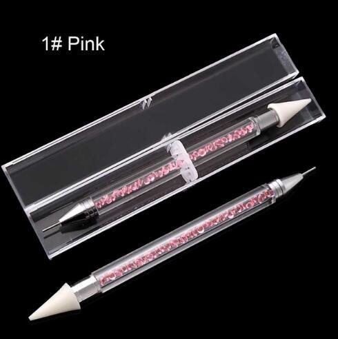 Dual-ended Nail Dotting Pen Diamond Painting Pen Crystal Beads Handle Rhinestone Studs Picker Wax Pencil Manicure - 𝓢𝓱𝓸𝓹𝓵𝓮𝓬𝔂