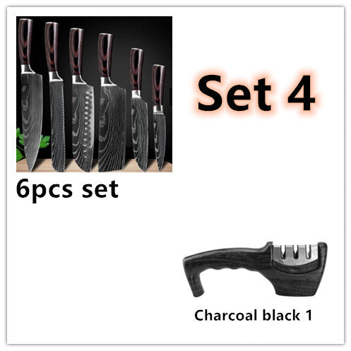Carpenter's Special Set 6-piece Set 8-piece Set Knife Chef Knife Kitchen Knife Cooking - 𝓢𝓱𝓸𝓹𝓵𝓮𝓬𝔂