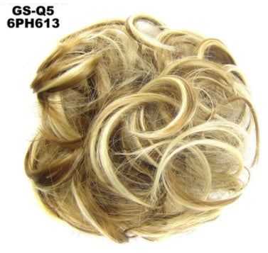 New Trendy Design Women Wavy Curly Messy Hair Bun Synthetic - 𝓢𝓱𝓸𝓹𝓵𝓮𝓬𝔂