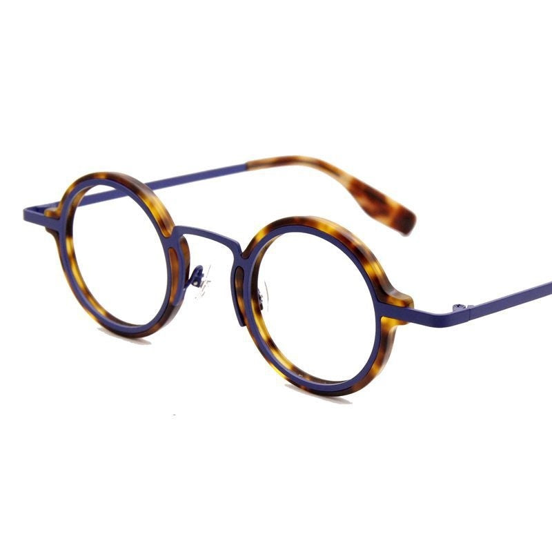 Retro Hawksbill Metal Round Frame Glasses Myopia - 𝓢𝓱𝓸𝓹𝓵𝓮𝓬𝔂