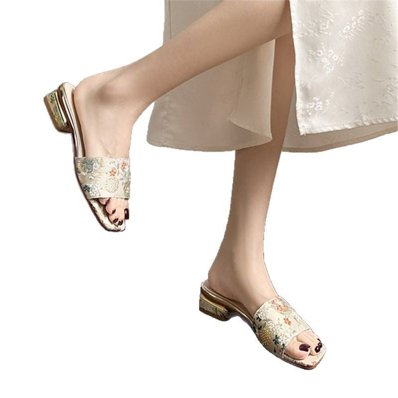 Outdoor All-matching Square Toe Sandals - 𝓢𝓱𝓸𝓹𝓵𝓮𝓬𝔂