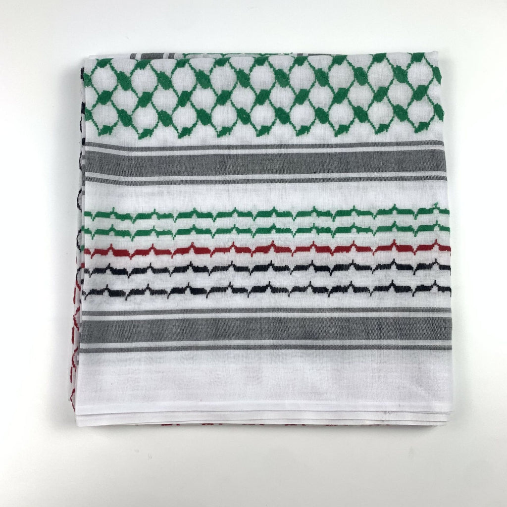 Keffiyeh Jacquard Square Scarf Men Dubai Middle East Muslim Saudi Arabia - 𝓢𝓱𝓸𝓹𝓵𝓮𝓬𝔂