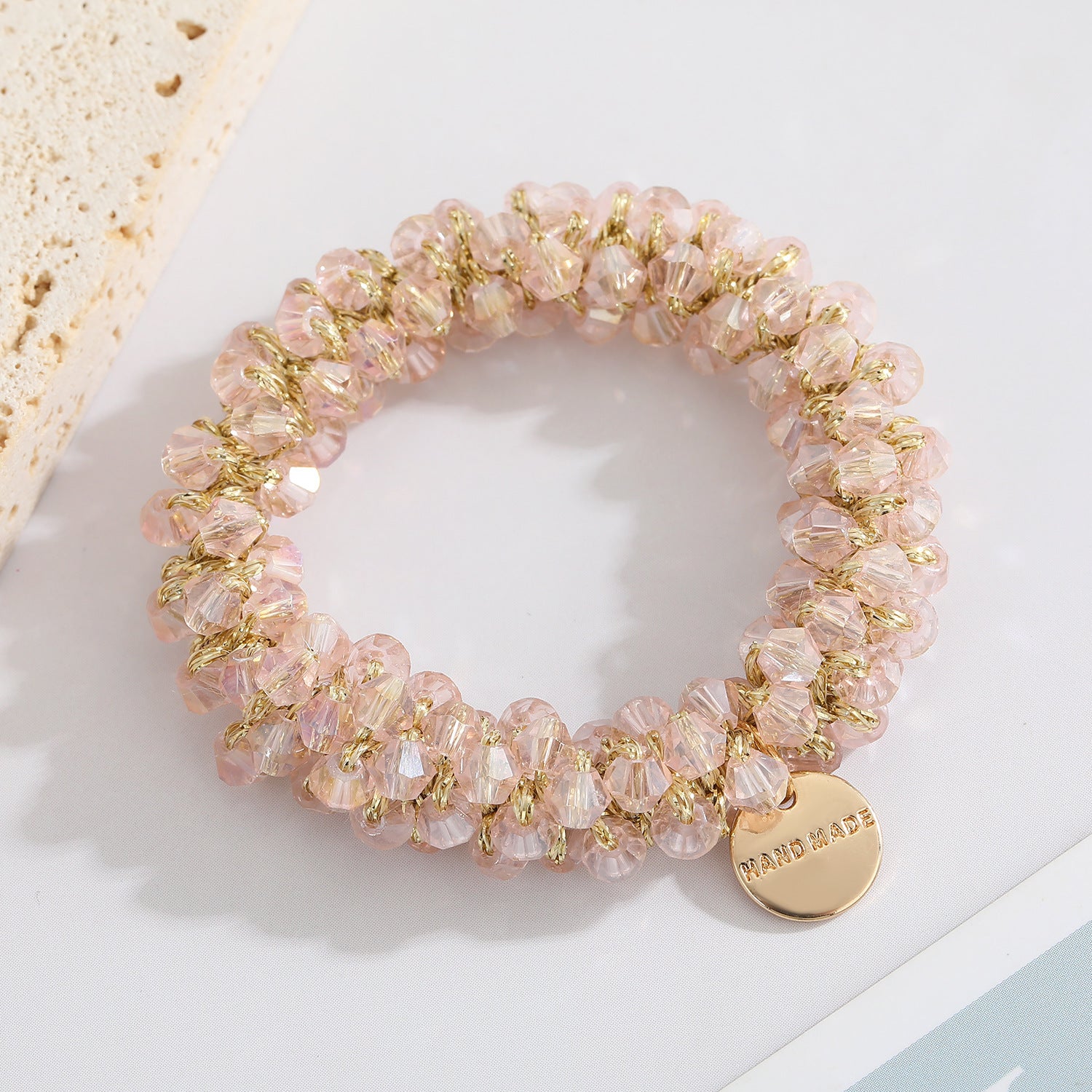 Multicolor Crystal Pearl Hair Ring Simple Girl Tieshair Bands Ins - 𝓢𝓱𝓸𝓹𝓵𝓮𝓬𝔂