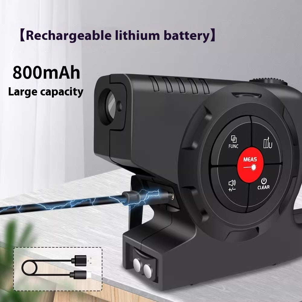 SKTM02 Laser Tape Digital Display Laser Range Finder Three-in-one Intelligent Electronic Measuring Scale Charging