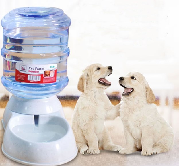 Cats Dogs Automatic Pet Feeder Drinking Water Fountains Large Capacity Plastic Pets Dog Food Bowl Water Dispenser - 𝓢𝓱𝓸𝓹𝓵𝓮𝓬𝔂