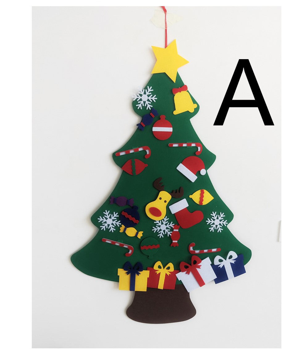DIY Felt Christmas Tree With Three-dimensional Christmas Tree - 𝓢𝓱𝓸𝓹𝓵𝓮𝓬𝔂