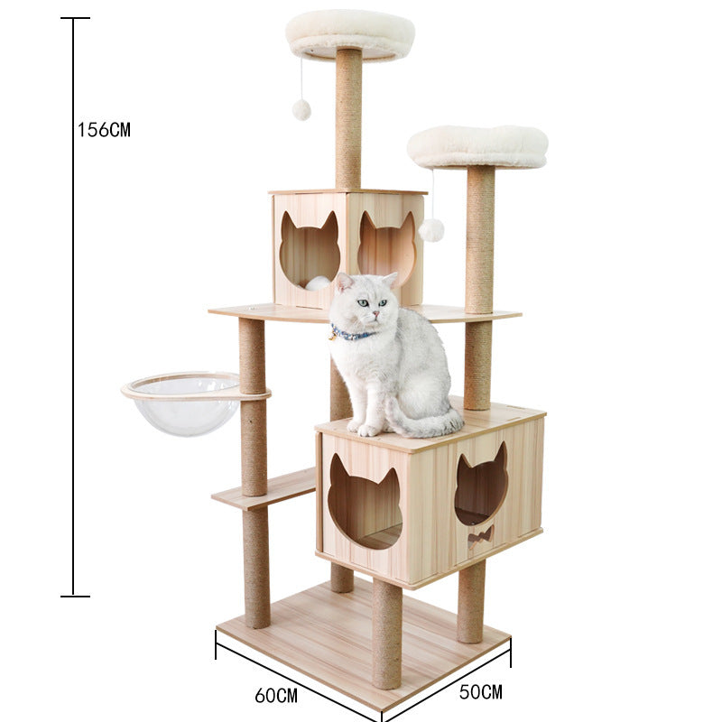 Cat Crawl Nest Scratching Board Tree Supplies Pet Toy Space Capsule - 𝓢𝓱𝓸𝓹𝓵𝓮𝓬𝔂