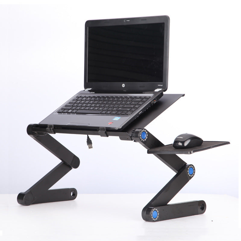 Laptop Table Stand With Adjustable Folding Ergonomic Design Stand Notebook Desk For Ultrabook Netbook Or Tablet With Mouse Pad - 𝓢𝓱𝓸𝓹𝓵𝓮𝓬𝔂