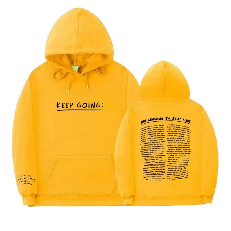 Letter Printing Long-sleeved Drawstring Hooded Sweatshirt With Pockets Fashion Sports Hoodie Womens Clothing - 𝓢𝓱𝓸𝓹𝓵𝓮𝓬𝔂