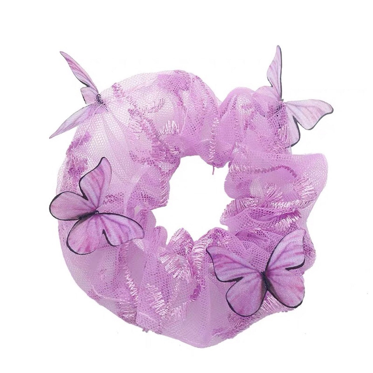 Women's Mesh Pig Intestine Ring Butterfly Hair Accessories - 𝓢𝓱𝓸𝓹𝓵𝓮𝓬𝔂