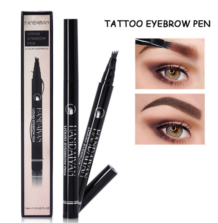 Microblading Eyebrow Pencil Waterproof Fork Tip Tattoo Pen Tinted Fine Sketch Eye Brow Pencils Long Lasting Eyebrows - 𝓢𝓱𝓸𝓹𝓵𝓮𝓬𝔂