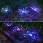 New Ground Plug Solar Fireworks Light LED Light String Copper Wire Outdoor Garden Decoration Star Lights Christmas Lights - 𝓢𝓱𝓸𝓹𝓵𝓮𝓬𝔂