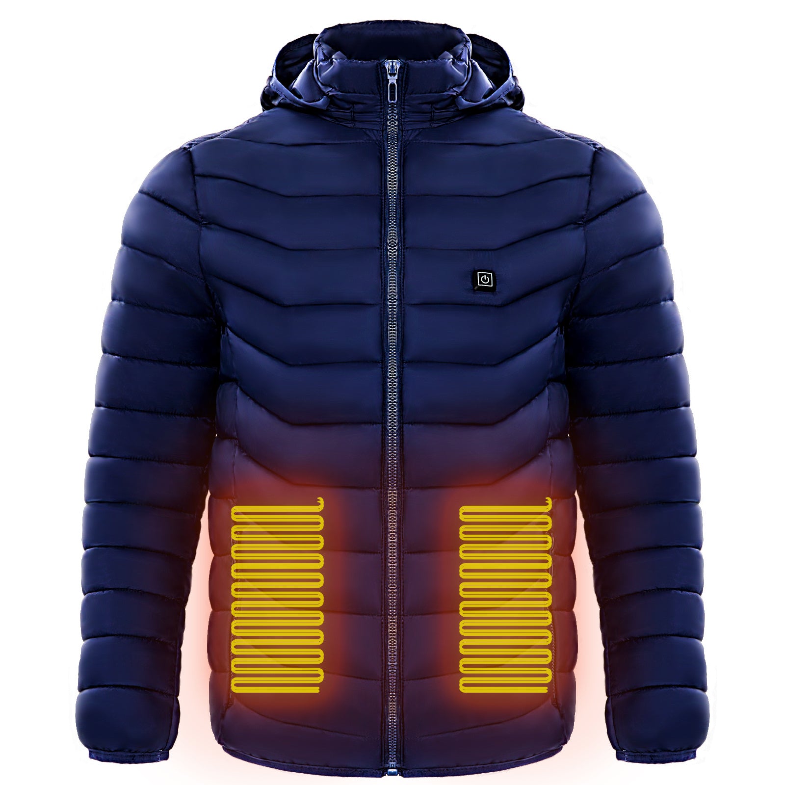 Men Heated Puffer Jacket Electric Heating Coat Insulated Hood Windbreaker 9Heat Zones - 𝓢𝓱𝓸𝓹𝓵𝓮𝓬𝔂