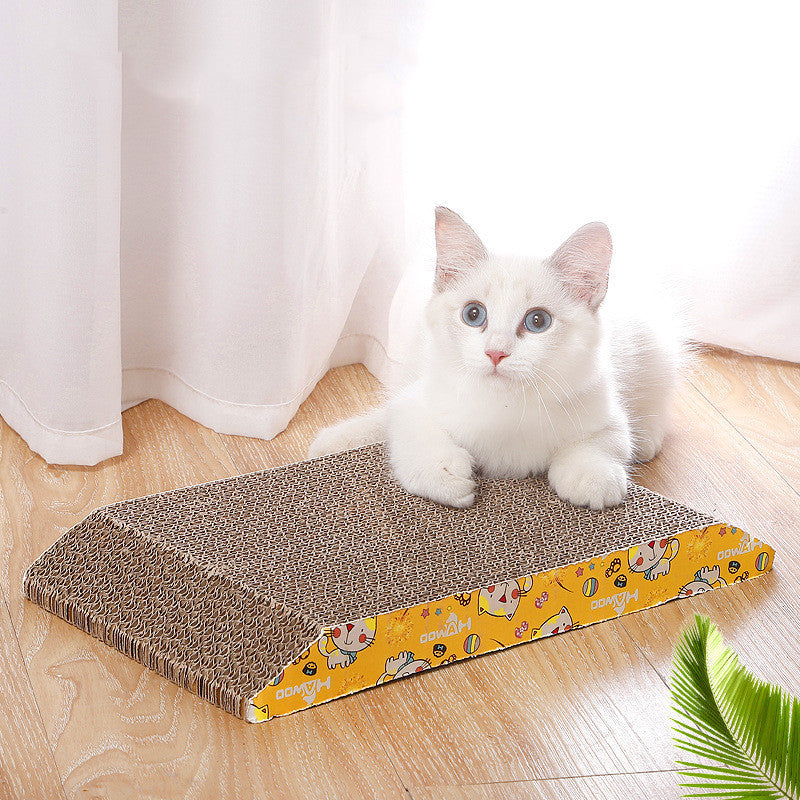 Trapezoidal corrugated cat scratching board - 𝓢𝓱𝓸𝓹𝓵𝓮𝓬𝔂