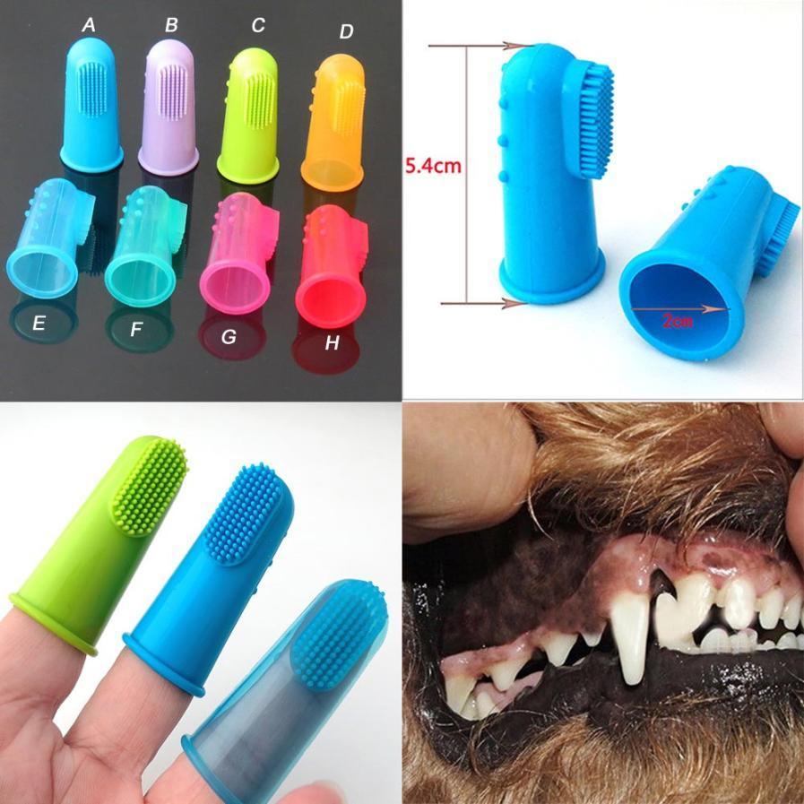 Super Soft Pet Finger Toothbrush - 𝓢𝓱𝓸𝓹𝓵𝓮𝓬𝔂