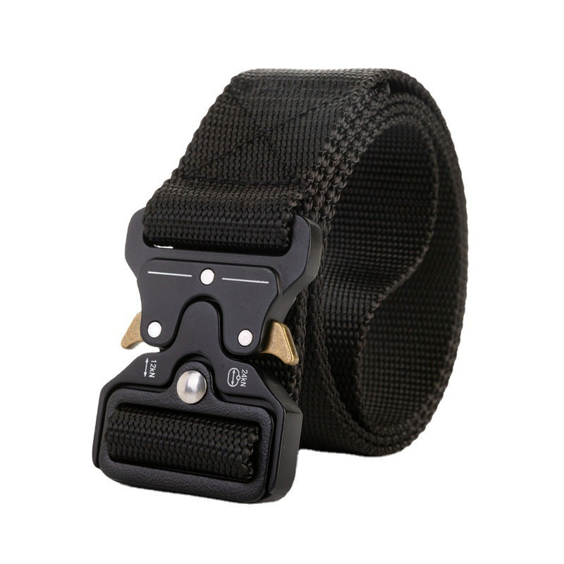 Men's Outdoor Nylon Elastic Buckle Belt Work Clothes Belt - 𝓢𝓱𝓸𝓹𝓵𝓮𝓬𝔂